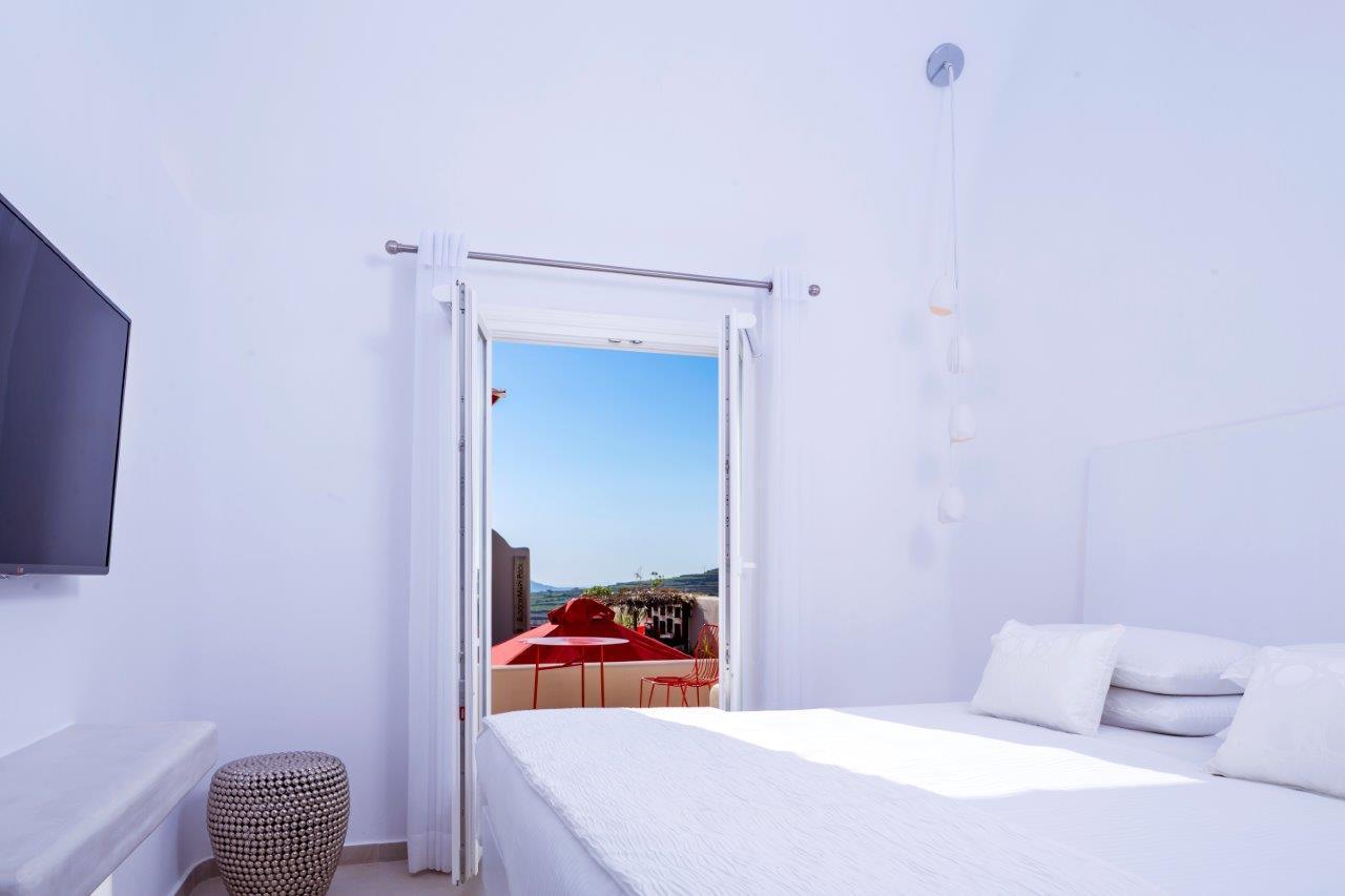 Art Hotel Santorini Pyrgos Kallistis Exterior foto